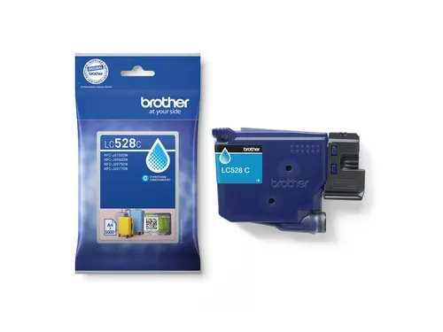 Inktcartridge Brother LC-528C cyaan 5.000 pagina's