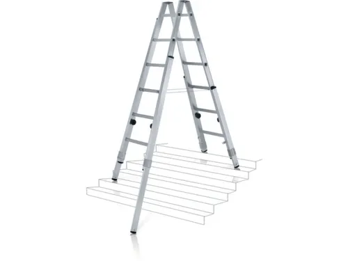 Bokladder Verstelbaar 1.80m 2x6sporten Verstelbereik 40-130/185cm