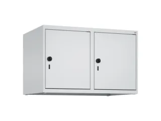 opzetkast,v. locker,2vak.,vak B 400mm,HxBxD 500x800x500mm,vleugeldeur - 1
