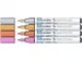 Metallic marker Schneider Paint-it 011 2mm etui 4st. (metallic zilver,