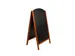 Panneau trottoir double face BRASQ Elegance 70x130cm Acajou