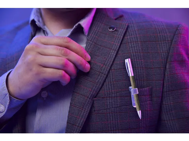 Clip voor 1 pen of potlood zilver