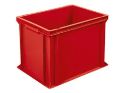 Euronorm Stapelkrat Hxlxb 320x400x300mm 31liter Rood