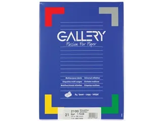 Gallery Witte Etiketten 70x38 mm - 1