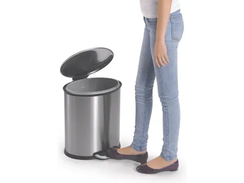 Fraaie Pedaalemmer Ellipse Step Bin 20 Liter Mat Rvs