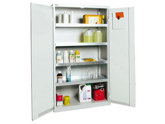 Milieukast Plaatstaal Grijs Ventilatie 1800x1000x500mm