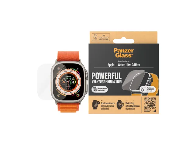 PanzerGlass Screen Protector Apple Watch Ultra 2 | Ultra | 49 mm, A