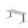 In hoogte verstelbaar bureau,HxBxD 680-850x1800x800mm,blad grijs