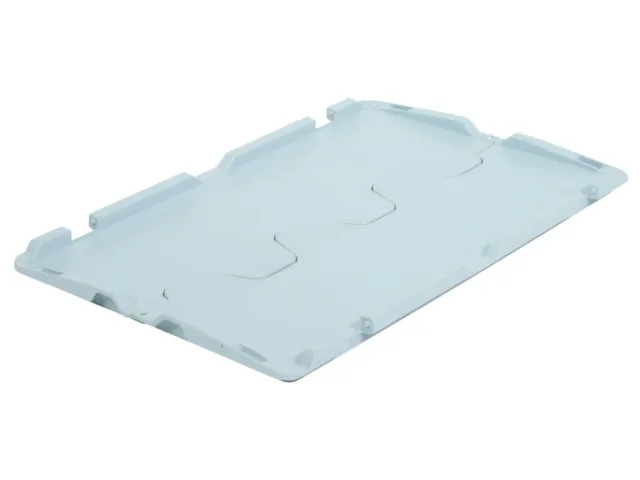 Couvercle Crocodile Pour Bac Industriel Gerbable Lxl 600X400Mm Gris