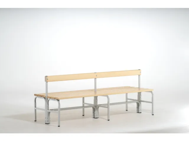 banc double,HxLxP 770x1500x725mm,barrettes en bois