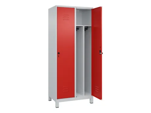 locker voor scheiding van kleding,HxBxD 1950x800x500mm,2vak