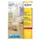Laseretiket Avery 96x50.8mm Transparant 25 Vel 10 Etiketten Per Vel