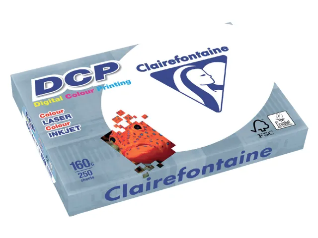 Laserpapier Clairefontaine Dcp A4 160 Gram Wit 250vel