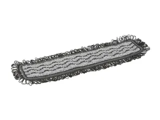 Microfiber Damp42 microvezel vlakmop donkergrijs klittenband 400mm - 1