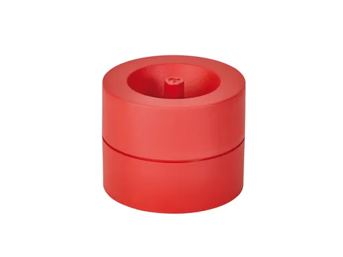 Papercliphouder MAULpro magnetisch recycled Ø73x60mm rood