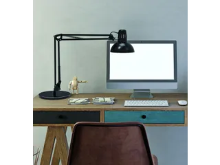 Bureaulamp MAUL Study voet excl.LED lamp E27 zwart - 3