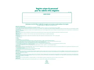 Personeelsregsiter 27x32 52 bl. - 2