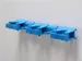 Système de suspension Vikan Hygiene Hi-Flex 2crochets/3pinces Bleu