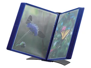 Bureaustandaard Djois Flex-O-Frame Premium A4 10-tassen blauw - 1
