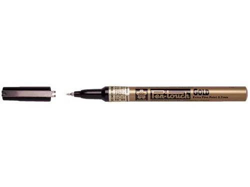 Viltstift Sakura pen-touch EF Goud 1-2mm