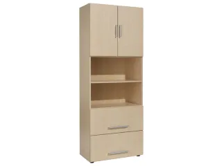 kantoor-combikast HxBxD 2160x800x420mm dubbele vleugeldeur esdoorn - 1