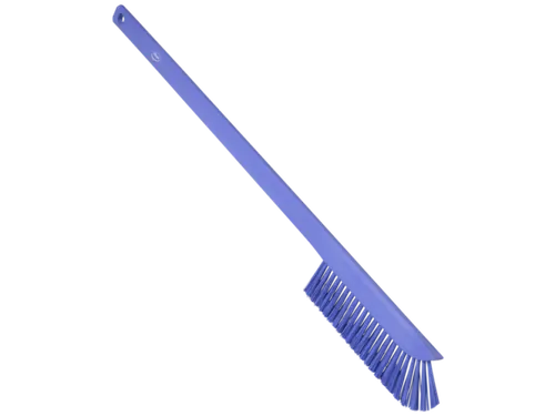 Vikan Hygiene precisieborstel lange steel 600mm medium vezels Paars