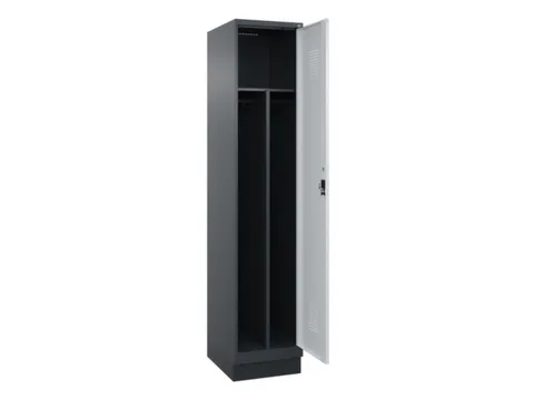 locker voor scheiding van kleding,HxBxD 1950x400x500mm,1vak