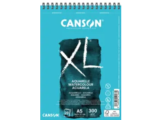 Aquarelpapier Canson XL 20vel 300gr A5 wit - 1