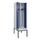locker met bank,voor scheiding van kleding,HxBxD 2120x600x815mm,2vak