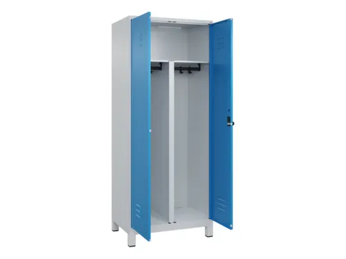 PBM-locker,HxBxD 1950x800x500mm,2vak,vak B 400mm,draaigrendel