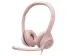 H390 usb computer headset roze