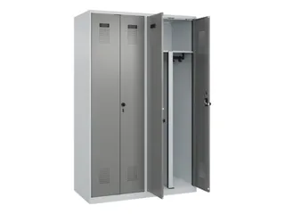 PBM-locker,HxBxD 1850x1200x500mm,4vak,vak B 300mm,draaigrendel - 1