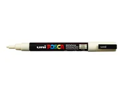 Verfstift Posca PC3M Fijne punt 0,9-1,3mm Ivoor