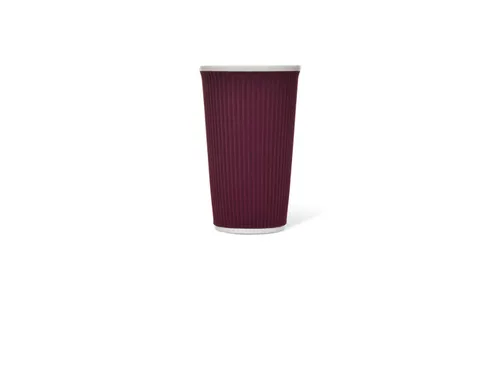 Beker porselein Les Artistes Paris 450ml met siliconen grip Rood