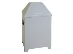 Afvalverzamelaar Zelfblussend 95 Liter 870X450X450Mm 2 Openingen Alu