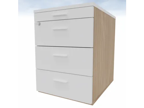 mobiel ladeblok,HxBxD 585x420x560mm,3lade(n),centr. vergrendeling