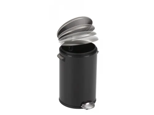 Pedaalemmer Belle Deluxe 12 Liter Zwart / Mat RVS
