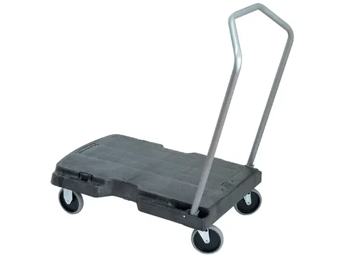 Transportkar Rubbermaid Triple Trolley inklapbaar 227kg zwart