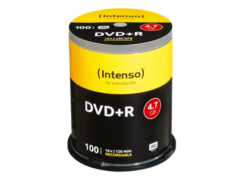 Intenso 4111156 DVD+R disc 4.7 GB 100 Stuks