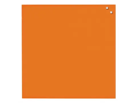 Glasmagneetbord Naga 45x45cm oranje