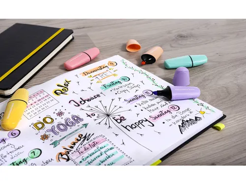 Markeerstift Eberhard Faber mini pastel etui 6st.