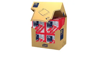 Tork 477620 Soft Dinnerservet Advanced Rood 39x39cm 1/8 vouw - 3