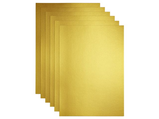 Kopieerpapier Papicolor A4 200gr 3vel metallic goud | A4PapierOnline.nl