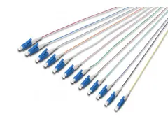 Glasvezel pigtailset 12x LC SM OS2 09/125µ losse buffer 2m DIN IEC 3