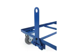 dissel en koppeling,v. onderwagen voor kratten,L 280mm,staal,RAL5010