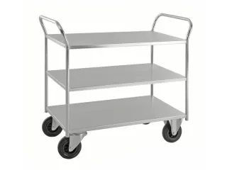 Etagewagen,Draagverm. 400Kg,3Etage(S),Staaletage,Gegalvaniseerd - 1