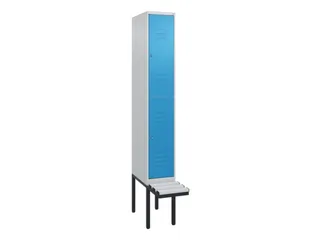 Dubbeldekse dekenkist,HxBxD 2120x300x815mm,1x2vak.,vak B 300mm - 1