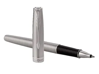 Rollerpen Parker Sonnet Stainless Steel CT Finish Fijn - 6