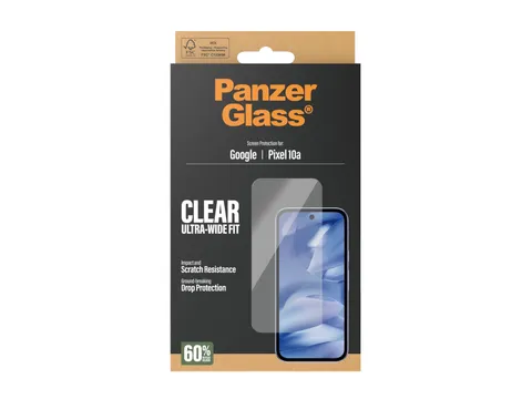 PanzerGlass Screen Protector Google Pixel 10a 5G | Ultra-Wide Fit,