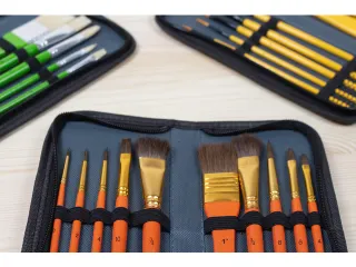 Penselen Kangaro waterverf set van 10stuks in etui - 9